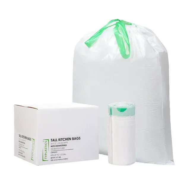 Alt view image 5 of 6 - Tall Kitchen Drawstring Trash Bags 13 Gallon (200 Count)