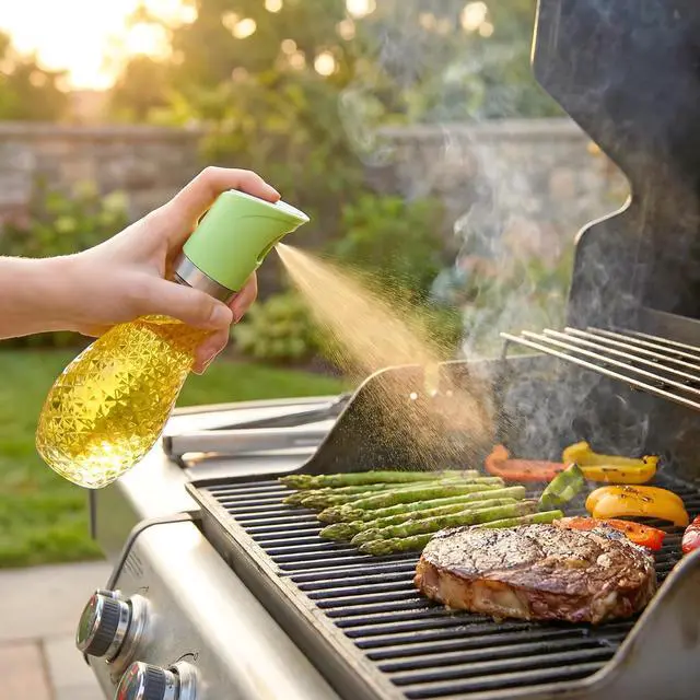 Alt view image 3 of 7 - Glass Olive Oil Sprayer for Cooking, 260ml Fine Mist Spray Bottle for Air Fryer, Salad, Vinegar & BBQ