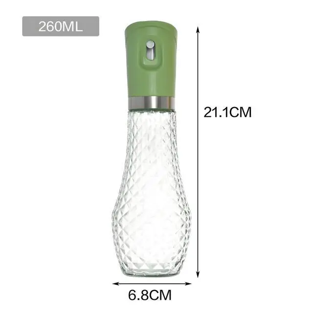 Alt view image 7 of 7 - Glass Olive Oil Sprayer for Cooking, 260ml Fine Mist Spray Bottle for Air Fryer, Salad, Vinegar & BBQ