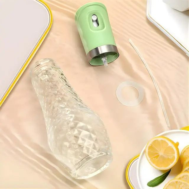 Alt view image 6 of 7 - Glass Olive Oil Sprayer for Cooking, 260ml Fine Mist Spray Bottle for Air Fryer, Salad, Vinegar & BBQ