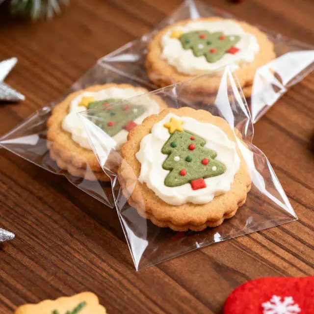 Alt view image 6 of 7 - Clear Self Sealing Cellophane Bags,4x6 Inches 200 Pcs Cookie Bags Resealable Cellophane Bag for Packaging Cookies, Candy and Products