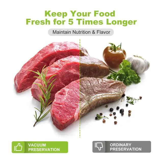 Alt view image 4 of 7 - 11 x 150 Vacuum Sealer Bags Rolls with Cutter for Food Storage, Commercial Grade, BPA Free, Great for Meal Prep and Sous Vide Cooking