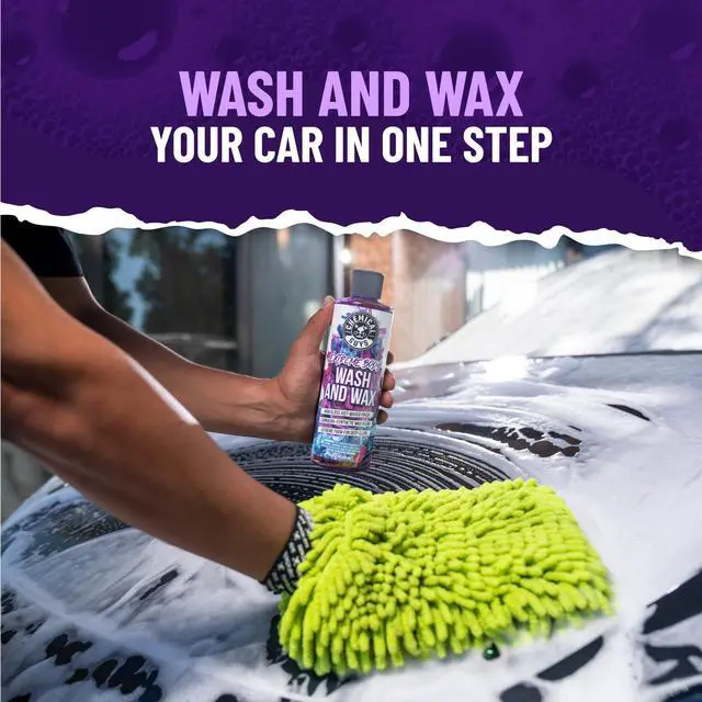 Alt view image 2 of 7 - Extreme Bodywash & Wax Foaming Car Wash Soap - Soap for Foam Cannons, Foam Guns, or Bucket Washes for Cars, Trucks, Motorcycles, RVs, and More, Grape Scent - 16 oz