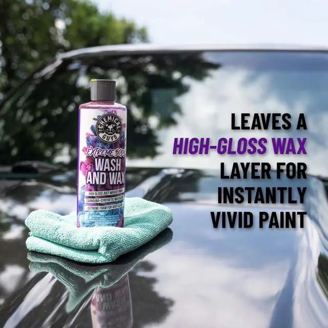 Alt view image 4 of 7 - Extreme Bodywash & Wax Foaming Car Wash Soap - Soap for Foam Cannons, Foam Guns, or Bucket Washes for Cars, Trucks, Motorcycles, RVs, and More, Grape Scent - 16 oz