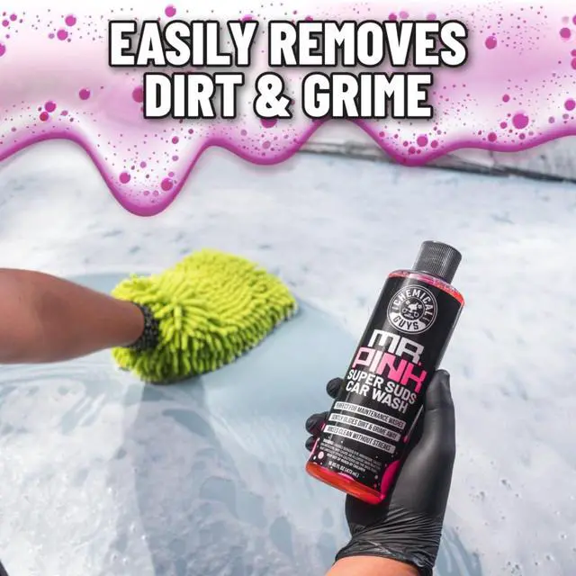 Alt view image 4 of 7 - Mr. Pink Car Wash Soap - 128 oz Super Suds Foaming Car Wash Soap for Cannon, Blaster, or Bucket Washing - pH Balanced, Safe on Wax, Sealant, Ceramic, and Clear Coat Finishes