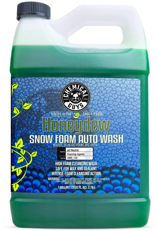 Main image of Car Wash Soap for Foam Cannon or Bucket, Honeydew Snow Foam Car Wash Soap for Trucks, Motorcycles, RVs & More, Super Suds, Honeydew Scent - 128 oz (1 Gallon)