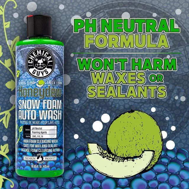 Alt view image 5 of 7 - Car Wash Soap for Foam Cannon or Bucket, Honeydew Snow Foam Car Wash Soap for Trucks, Motorcycles, RVs & More, Super Suds, Honeydew Scent - 128 oz (1 Gallon)