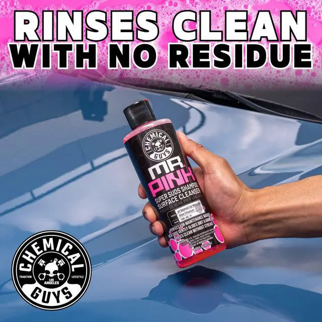 Alt view image 3 of 7 - Mr. Pink Car Wash Soap - 64 oz Super Suds Foaming Car Wash Soap for Cannon, Blaster, or Bucket Washing - pH Balanced, Safe on Wax, Sealant, Ceramic, and Clear Coat Finishes