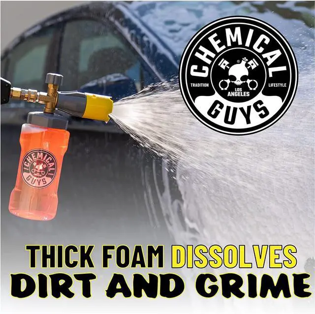 Alt view image 3 of 7 - Big Mouth Max Release Foam Cannon and Blueberry Snow Foam Car Wash Soap, 64 fl oz - Car, Truck, SUV, RV & Boat Wash, Soap Cannon for Pressure Washer, 34 oz Bottle - 2 Items