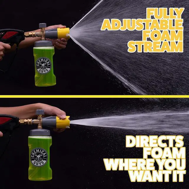 Alt view image 7 of 7 - Big Mouth Max Release Foam Cannon and Blueberry Snow Foam Car Wash Soap, 64 fl oz - Car, Truck, SUV, RV & Boat Wash, Soap Cannon for Pressure Washer, 34 oz Bottle - 2 Items