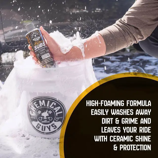 Alt view image 2 of 5 - HydroSuds Ceramic, Shine High Foaming Car Wash Soap - Foam Cannon Soap, Works with Foam Guns or Bucket Washes for Cars, Trucks, Motorcycles, RVs, and More, Berry Scent - 16 oz