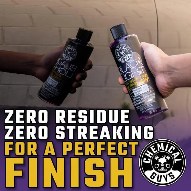 Alt view image 6 of 7 - CWS61916 Black Light Foaming Car Wash Soap(Works with Foam Cannons, Foam Guns or Bucket Washes)Safe for Cars,Trucks,Motorcycles,RVs&More,16 fl oz, Black Cherry Scent(packaging may Vary)
