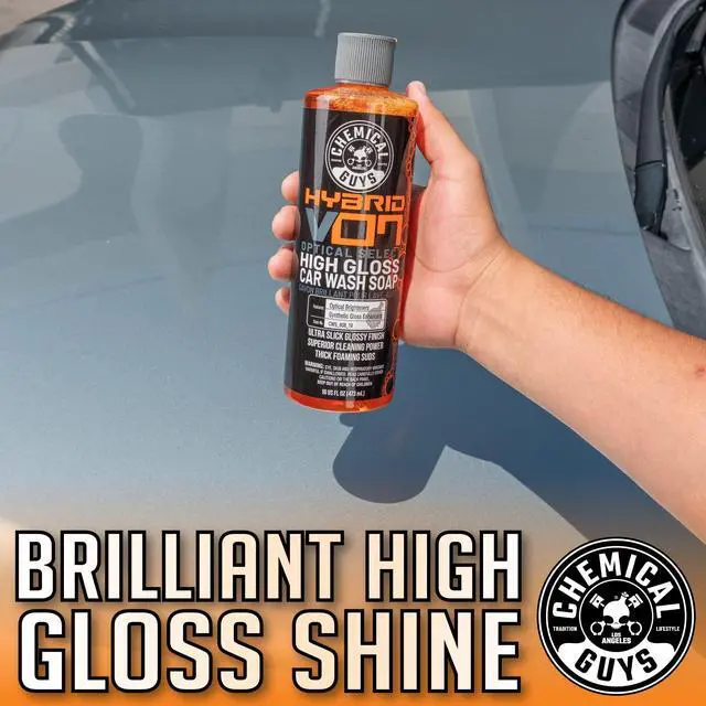 Alt view image 2 of 7 - CWS_808_16 Hybrid Foaming High Gloss Car Wash Soap (Works with Foam Cannons, Foam Guns or Bucket Washes) Safe for Cars, Trucks, Motorcycles, RVs & More, 16 fl oz, Orange Scent