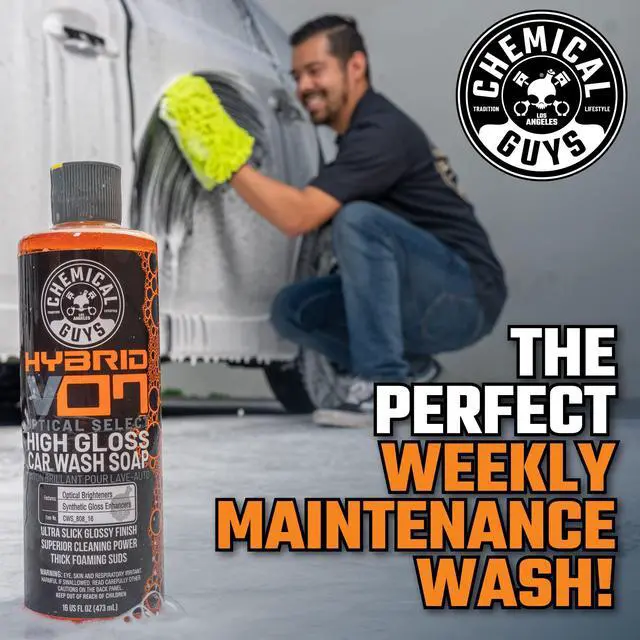 Alt view image 6 of 7 - CWS_808_16 Hybrid Foaming High Gloss Car Wash Soap (Works with Foam Cannons, Foam Guns or Bucket Washes) Safe for Cars, Trucks, Motorcycles, RVs & More, 16 fl oz, Orange Scent