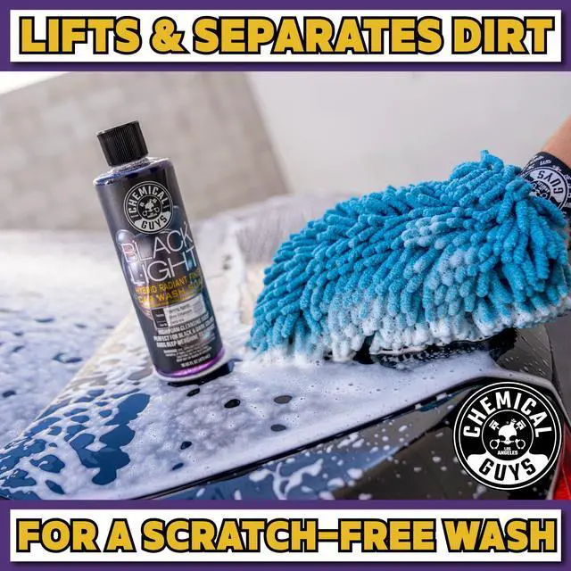 Alt view image 7 of 7 - CWS61916 Black Light Foaming Car Wash Soap(Works with Foam Cannons, Foam Guns or Bucket Washes)Safe for Cars,Trucks,Motorcycles,RVs&More,16 fl oz, Black Cherry Scent(packaging may Vary)