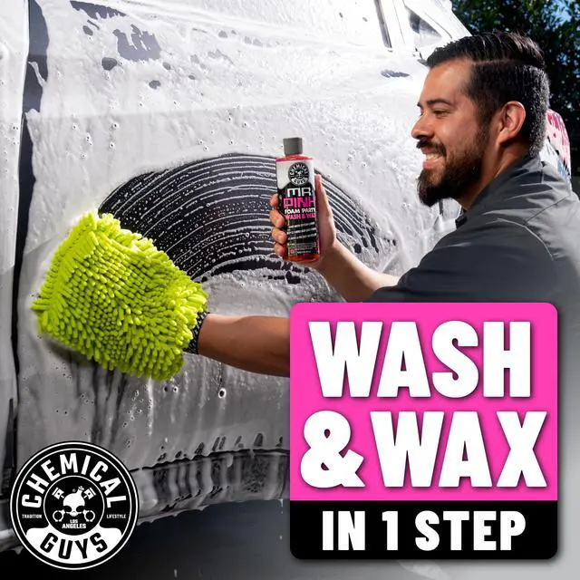 Alt view image 3 of 5 - CWS2211602 Mr. Pink Foam Party Wash & Wax (Works with Foam Cannons, or Bucket Washes) Safe for Cars, Trucks, SUVS, Motorcycles, RVs & More, (2-16 fl oz) Tangerine Scent