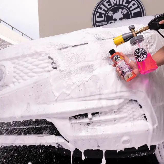 Alt view image 4 of 7 - CWS21516 Sticky Snowball Ultra Snow Foam Car Wash Soap (Works with Foam Cannons or Bucket Washes) Safe for Cars, Trucks, Motorcycles, RVs & More 16 fl oz, Cherry Scent