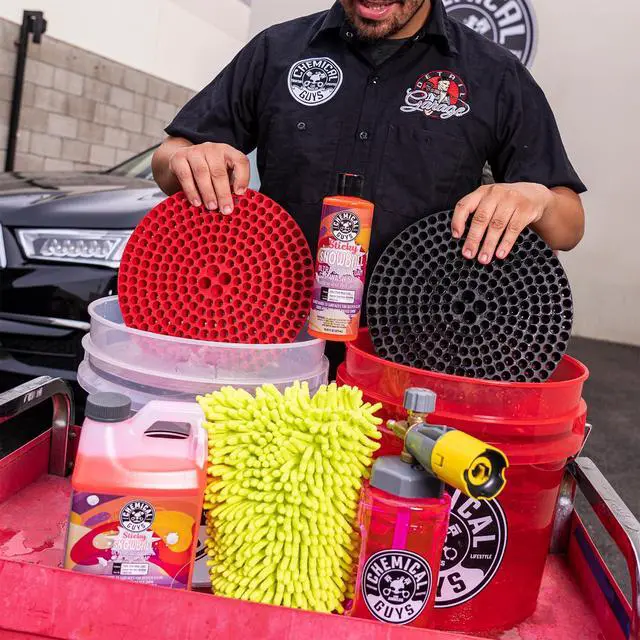 Alt view image 5 of 7 - CWS21516 Sticky Snowball Ultra Snow Foam Car Wash Soap (Works with Foam Cannons or Bucket Washes) Safe for Cars, Trucks, Motorcycles, RVs & More 16 fl oz, Cherry Scent