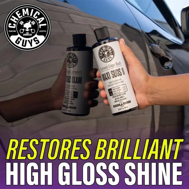 Alt view image 5 of 7 - CWS/1010/64 Maxi-Suds II Foaming Car Wash Soap (Works with Foam Cannons, Foam Guns or Bucket Washes) Safe for Cars, Trucks, Motorcycles, RVs & More, 64 fl. Oz (Half Gallon), Grape Scent