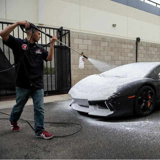 Alt view image 4 of 7 - Car Wash Soap Meticulous Matte High Foaming Car Foam Soap for Foam Cannons, Guns and Buckets Safe for Satin and Matte Paint Finishes, Scratch Free Cleaning, 16 oz Bubble Gum Scent