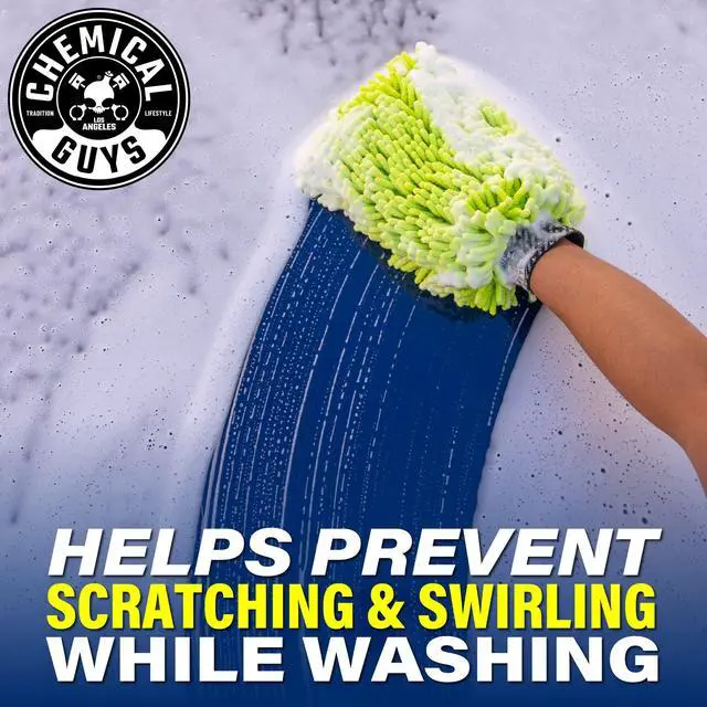 Alt view image 7 of 7 - Foam Blaster 6 Car Wash Gun, Chemical Guys Foam Gun, and Chenille Scratch-Free Microfiber Wash Mitt - Connects to Any Garden Hose for Thick Suds - Safe for Cars, Trucks, SUVs - 2 Items