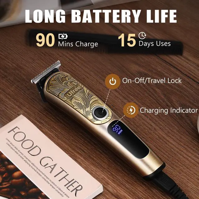 Alt view image 4 of 7 - Gifts for Men, Beard Trimmer with Charging Stand, IPX7 Waterproof Electric Razor Shavers for Men, Clippers for Hair Cutting, Mens Grooming Kit for Mustache Nose Facial Body