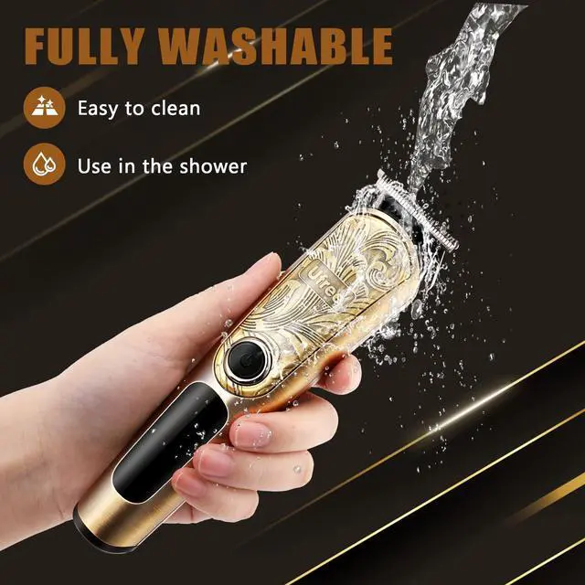 Alt view image 6 of 7 - Gifts for Men, Beard Trimmer with Charging Stand, IPX7 Waterproof Electric Razor Shavers for Men, Clippers for Hair Cutting, Mens Grooming Kit for Mustache Nose Facial Body