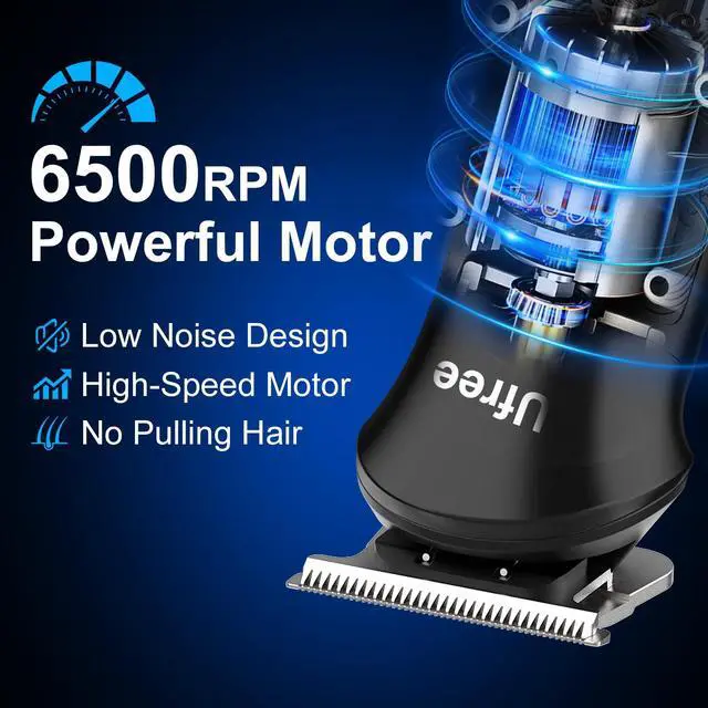 Alt view image 2 of 7 - Beard Trimmer, Hair Clippers Mens Shaver Electric Razor, Hair Trimmer for Men Cordless Barber Clippers and Trimmers Set, Hair Cutting Kit for Men Grooming Gifts, Black