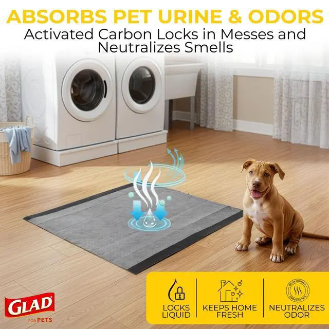 Alt view image 4 of 7 - for Pets Activated Carbon Disposable Dog Training Pads, 50 Count