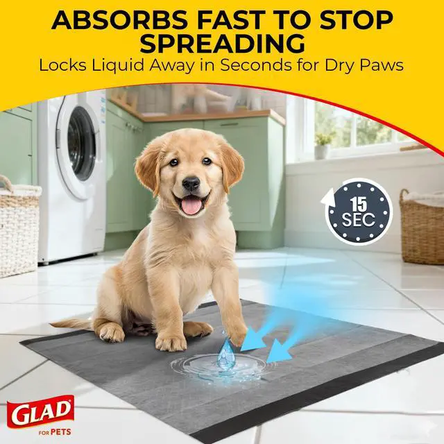 Alt view image 5 of 7 - for Pets Activated Carbon Disposable Dog Training Pads, 50 Count