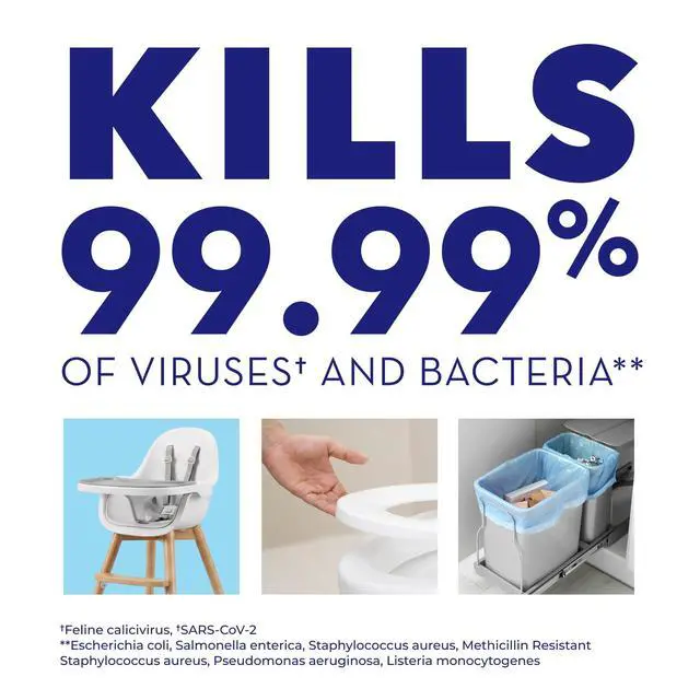 Alt view image 2 of 7 - Multi-Surface Disinfectant Spray - Kills 99.99% Viruses & Bacteria - Fragrance Free Cleaner with Hypochlorous Acid for Home, Kitchen, Pet Areas - 32 fl oz
