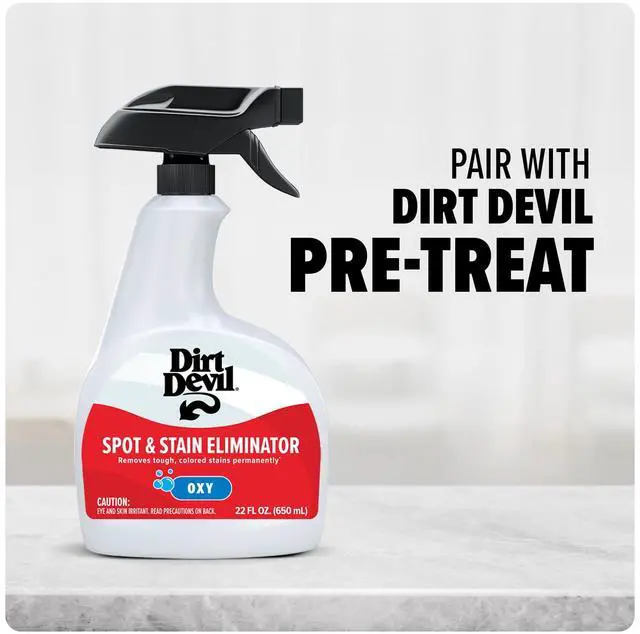 Alt view image 6 of 7 - Pet Portable Spot Cleaner Solution, 32 oz., Fresh Blossom Scent, Upholstery and Carpet Shampoo Solution, Eliminates Pet Messes and Odors, Pair with Dirt Devil Portable Spot Cleaners