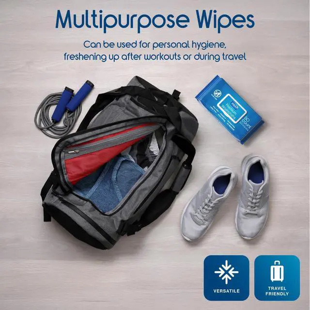 Alt view image 7 of 7 - Adult Wet Wipes, Wash Cloths | Adult Wipes for Incontinence & Cleansing for Elderly, 8"x12" (50 Count (Pack of 1))