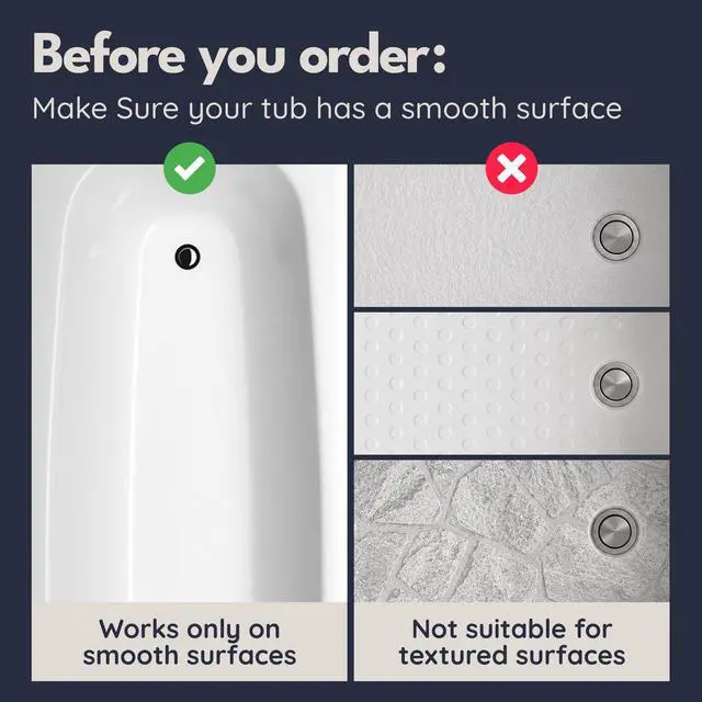 Alt view image 6 of 7 - Bathtub Mat Non Slip 35x16 - Bath Mat Incl. Hooks for Drying, Extra Long, 100% BPA Free, Shower Mat Non Slip Anti Mold, Machine Washable, Shower Mats for Inside Shower Mildew Resistant