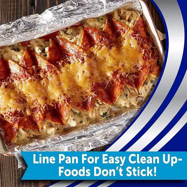 Alt view image 4 of 7 - Non-Stick Aluminum Foil Easy Prep, Cook & Clean (50 Sq Ft (Pack of 6)