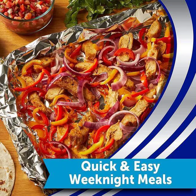 Alt view image 5 of 7 - Non-Stick Aluminum Foil Easy Prep, Cook & Clean (50 Sq Ft (Pack of 6)