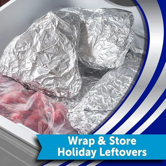 Alt view image 6 of 7 - Non-Stick Aluminum Foil Easy Prep, Cook & Clean (50 Sq Ft (Pack of 6)