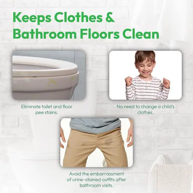Alt view image 7 of 7 - Toilet Seat Urine Guard (1-Pack) - Pee Splash Guard for Potty-Training Kids, Adults, Seniors & Special Needs Individuals - Fits Round, Elongated & Curved Toilet Seats