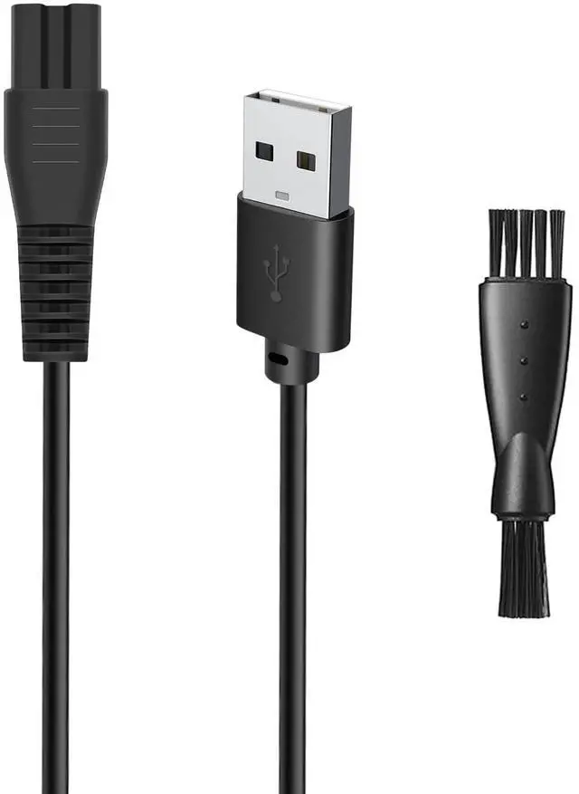 Main image of 5V USB Charger Cord for Ufree Beard Trimmer Model U-1176, 3.3ft Power Cable with 1 Cleaning Brush