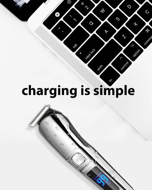 Alt view image 5 of 6 - 5V USB Charger Cord for Ufree Beard Trimmer Model U-1176, 3.3ft Power Cable with 1 Cleaning Brush