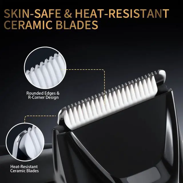 Alt view image 2 of 7 - Manscape Body Hair Trimmer, Pubic Hair Trimmer for Men, Ceramic Blade Body Shavers with USB-C Charging, Replaceable Heads Ball Razors with Led Spotlight, 90 Minutes Shaving, Ideal Gift for Men