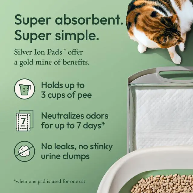 Alt view image 4 of 7 - Breeze Litter System Cat Pad Refills 10ct. Pack Tidy Cats Cat Litter Pads - 10 ct. Pouch
