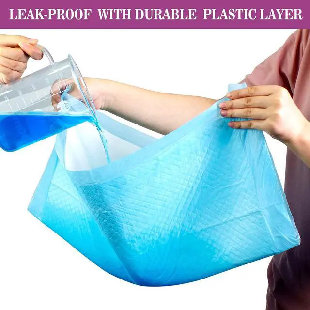 Alt view image 3 of 7 - Dog Pee Pads Extra Large 28"x34", X-Large Training Puppy Pee Pads Super Absorbent & Leak-Proof, XL Disposable Pet Piddle Pad and Potty Pads for Dogs, Puppies, Doggie (XLarge:28"*34"-40 Ct)