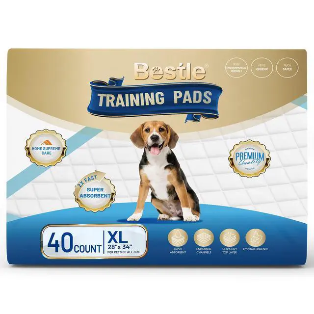 Alt view image 6 of 7 - Extra Large Pet Training and Puppy Pads Pee Pads for Dogs 28"x34" -40 Count Super Absorbent & Leak-Proof