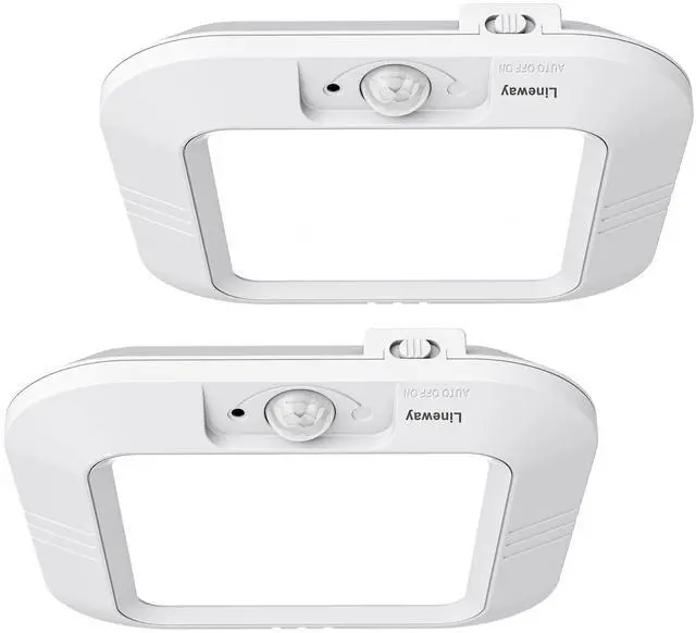 Main image of 2 Pack Battery Operated Ceiling Light Motion Sensor Shower Light, Wireless Closet Lights 6000K LED Bathroom Shower Lamp, Motion Activated Ceiling Lamp for Bathroom Closet Cabinet(Battery Not Included)