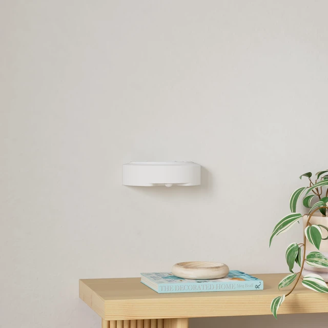 Alt view image 2 of 7 - Motion Sensor Ceiling Light, Battery Operated Closet Lights 2Pack Wireless battery powered, cool white LED, indoor sensor lighting for shower hallway pantry stair bathroom garage shed wall