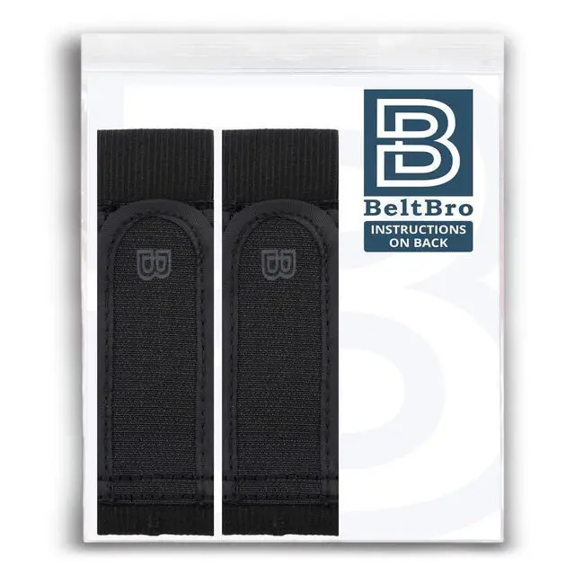 Alt view image 6 of 6 - Titan No Buckle Elastic Belt For Men Pair of Medium Fits 1.5 Inch Belt Loops, Comfortable and Easy To Use Guaranteed to Fit All Pants Attaches To Two Loops