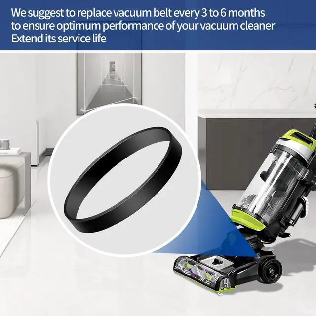 Alt view image 5 of 7 - Style 7/9/10 P/N 3031120 Replacement Belt For Bissell Vacuum Belt Fit Bissell Powerforce Helix Powerlifter Cleanview Swivel Rewind Pet Vacuum Cleaner Replace Parts 2031093 32074 3031123 2-Pack