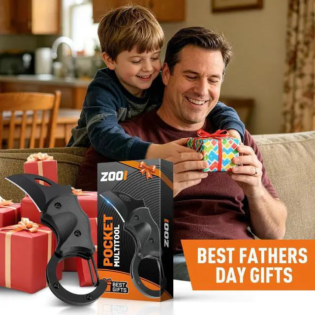 Alt view image 6 of 7 - Fathers Day Gift for Husband Dad, Gifts for Men Pocket Carabiner Gadgets, Fathers Day Gift from Daughter Wife Son for EDC Gadgets Tool, Anniversary Birthday Gift for Men Dad Husband Him Grandpa
