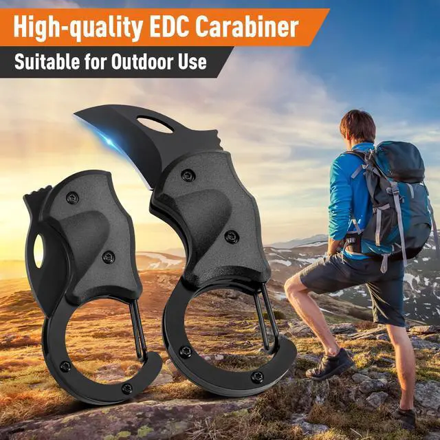 Alt view image 7 of 7 - Fathers Day Gift for Husband Dad, Gifts for Men Pocket Carabiner Gadgets, Fathers Day Gift from Daughter Wife Son for EDC Gadgets Tool, Anniversary Birthday Gift for Men Dad Husband Him Grandpa